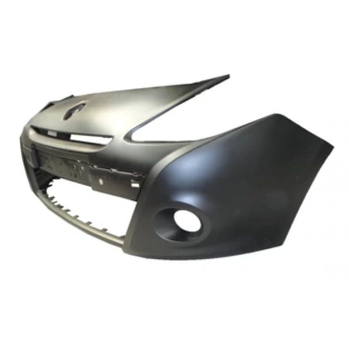 Renault Clio 3 Hatchback 2009-2012 Ön Tampon Siyah (Sis - Panjur Delikli (İç Bağlantı Braketsiz) Tw) (Oem No: 7701479263)