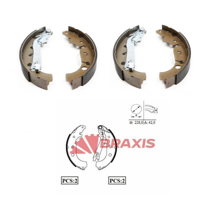 Fren Balata Lınea-Fıorıno-Bıpper-Nemo 07Sonrası / Grande Punto 05Sonrası 1.4Hdı-1.3Hdı Pabuç Arka (Oem No: 77363858)