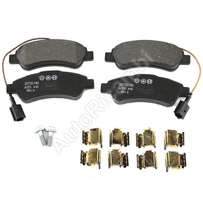 Fren Balata Ducato 12-14 / Jumper 12-14 / Boxer 12-14 (Çift Fişli Uzunluk 136.9Mm) Arka (Oem No: 77366679)