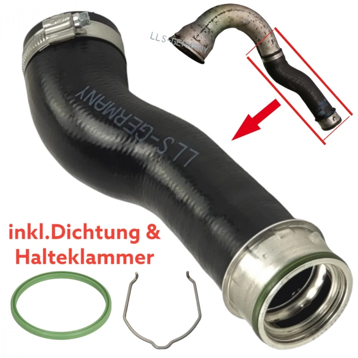 Turbo Hortumu Vw Transporter T5Axb-Axd 1,9 Tdı-2,5 Tdı 04-10 (Oem No: 7H0145708J)
