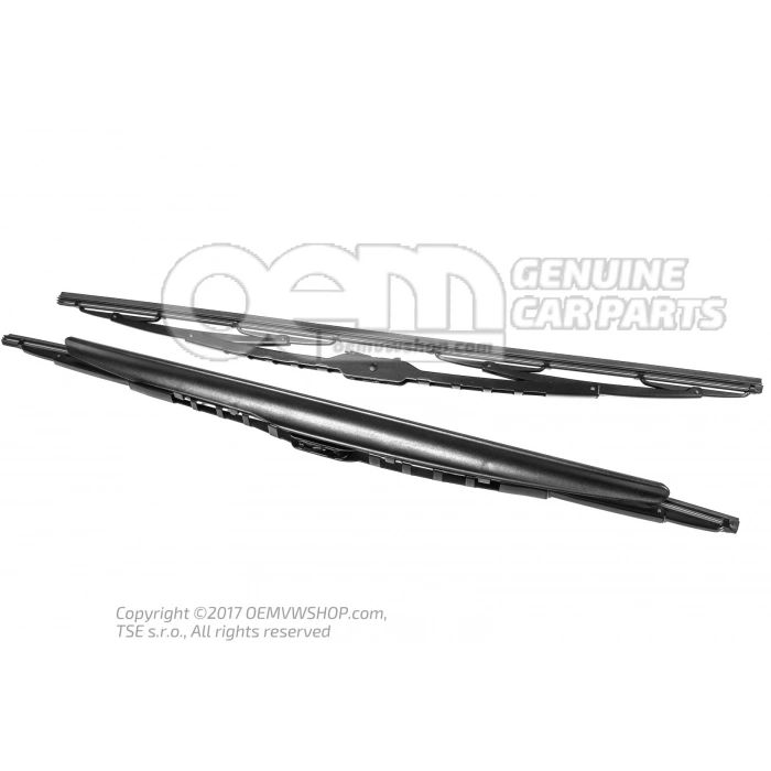 Sılecek Süpürgesı Ön Takım Swf ( 600 / 600 Mm ) (Muz Tıp) Vw T5-Transporter T6 Bm 04- (Oem No: 7H0998003)