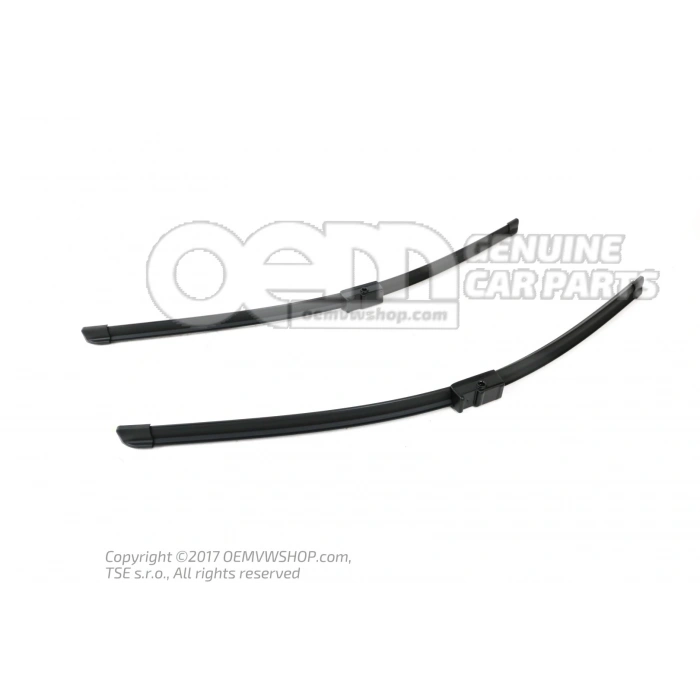 Sılecek Süpürgesı Takım Transporter Transporter T5/ Caravella / Multıvan 04-12 / Mercedes C / E (W204 / W212 ) Çıft Delık 24+24 A938S (600Mm+600Mm) (Oem No: 7H5998002)