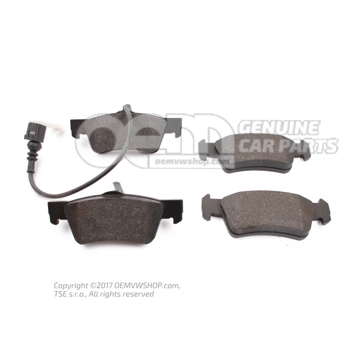 Fren Balatası Arka Vw Transporter T5Bm 04- (Oem No: 7H8698451)