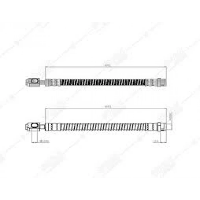 Hortum Fren Touareg 04-09 Arka (Oem No: 7L6611776A)