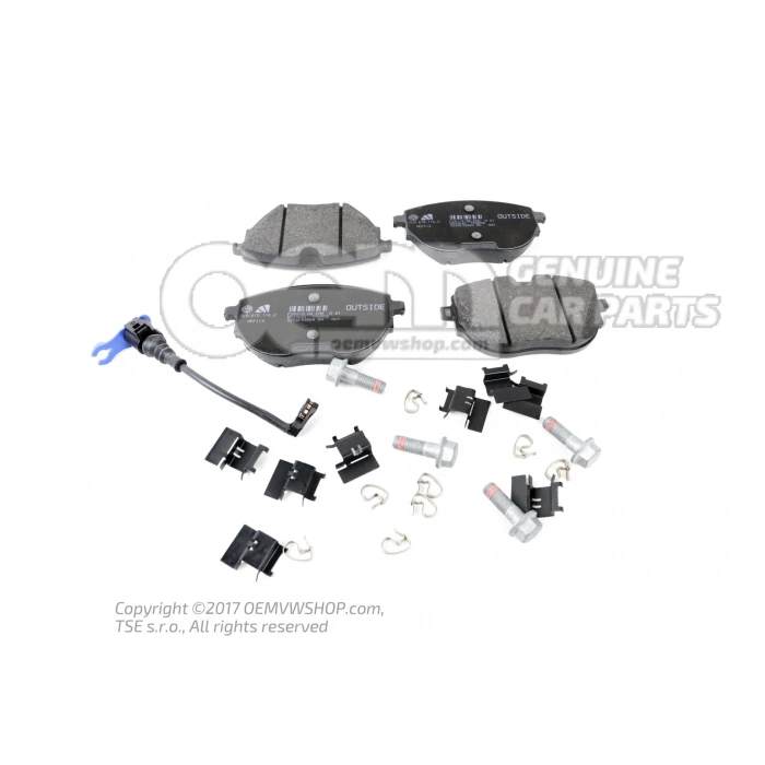 Fren Balatası Ön 2626801 Vw Transporter T6 Bm 15- (Oem No: 7La698151B)