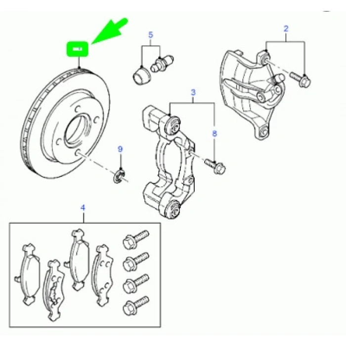 Fren Diski Ön Takım Ford Mondeo Bm 01-07 (Oem No: 7S7J 1125 Bb)