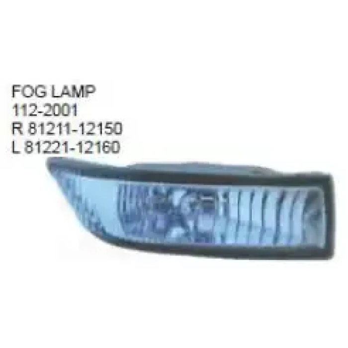 Sis Lambası Corolla 02-04 Kare Sis Sağ (Oem No: 81211-12150)