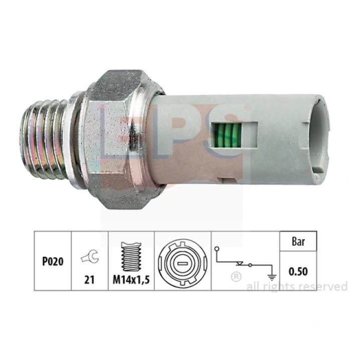 Müsür Yag Trafıc / Vıvaro / Megane / Laguna / Kangoo / Master / Movano 1.9Dcı Koyu Grı14×1.5 (0.50 Bar) (Oem No: 8200026650)