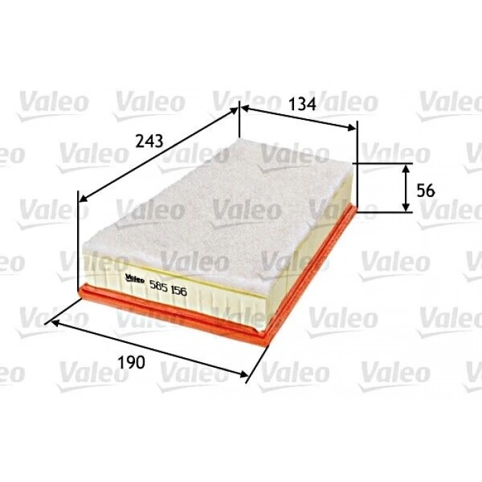 Hava Filtresi Süngersız Renault Megan-Iı-Fluence-Kango-Iı 1.5 Dci-1.6 03- (Oem No: 8200788425)