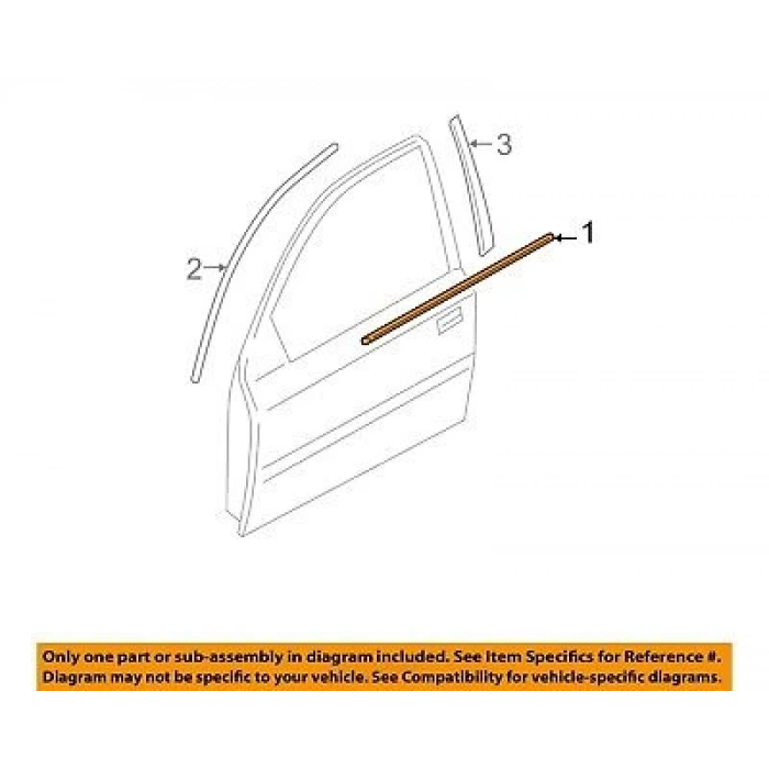 Cam Sıyırıcı Accent 11-19 Blue Ön Kapı Dış Sol (Oem No: 82210-1R000)