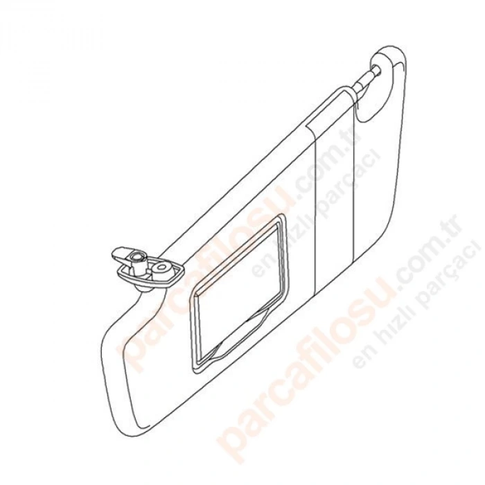 Güneşlik Cıvıc 01-05 Vtec2 Takım R-L (Oem No: 83280-S5L-T61Zb)