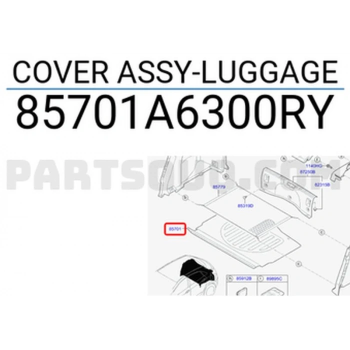 Bagaj Havuzu Kore Yenı I30 Hb 5 Kapı (Kalın Stepnelı Model) Benzın-Dızel 2012-2016 (Oem No: 85701A6300Ry)