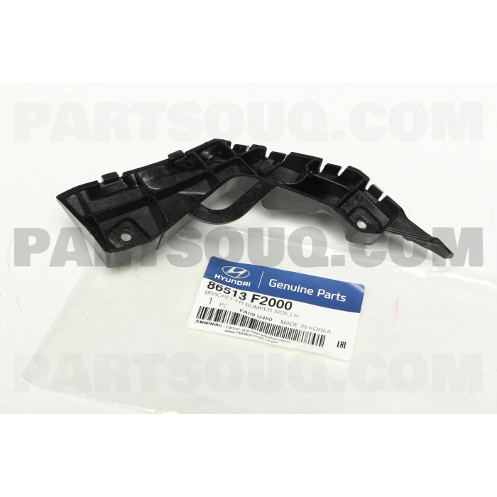 Tampon Baglantı Braketi Ön Sol Yan Çamurluk Tarafı Kore Elantra Benzın-Dızel 2016-2018 (Oem No: 86513F2000)