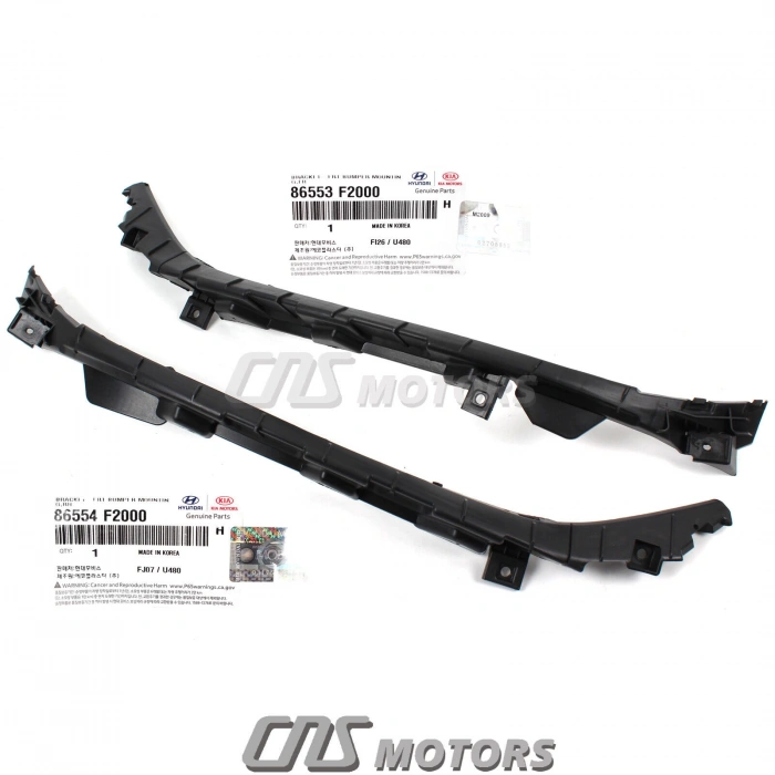 Tampon Baglantı Braketi Ön Sağ Far Altı Kore Elantra Benzın-Dızel 2016-2018 (Oem No: 86554F2000)