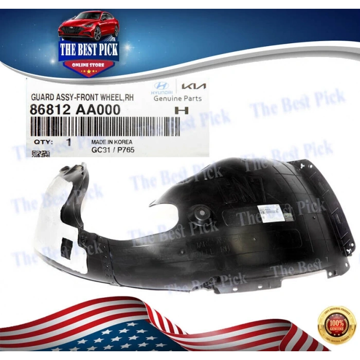 Çamurluk Davlumbazı Elantra 21Sonrası Ön Sağ (Oem No: 86812-Aa000)