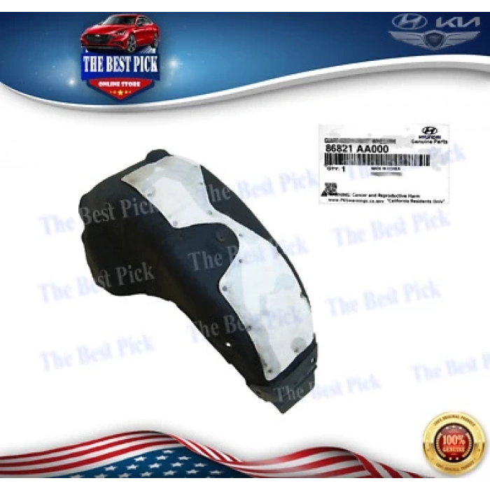 Çamurluk Davlumbazı Elantra 21Sonrası Arkanın Önü Sol (Oem No: 86821-Aa000)