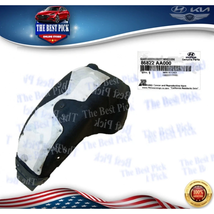 Çamurluk Davlumbazı Elantra 21Sonrası Arkanın Önü Sağ (Oem No: 86822-Aa000)