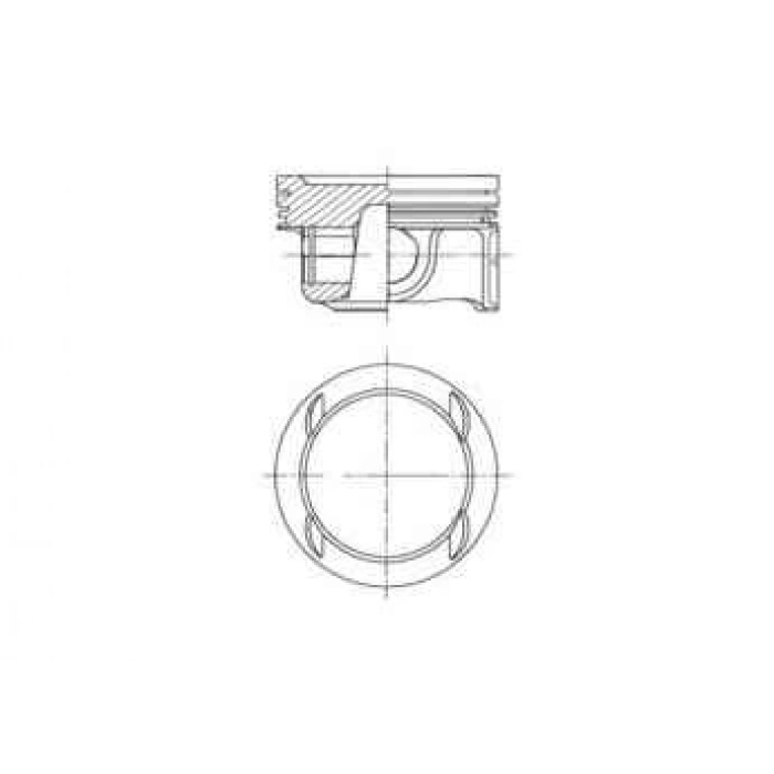 Piston Segmanlı Astra J 1.4 Turbo A14Net 72.5Mm Std (Oem No: 87-73461-Std-000G)