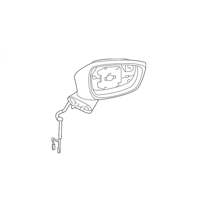 Dış Dikiz Aynası Hılux 06-11 Elektrikli Krom Sol (Oem No: 87940-0K061)