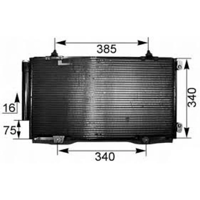 Klima  Radyatörü 568X328,1X16 Japon Avensis (T22) 1.6:1.8:2.0:2.0 D4D 97-02 (Oem No: 88450-05070)