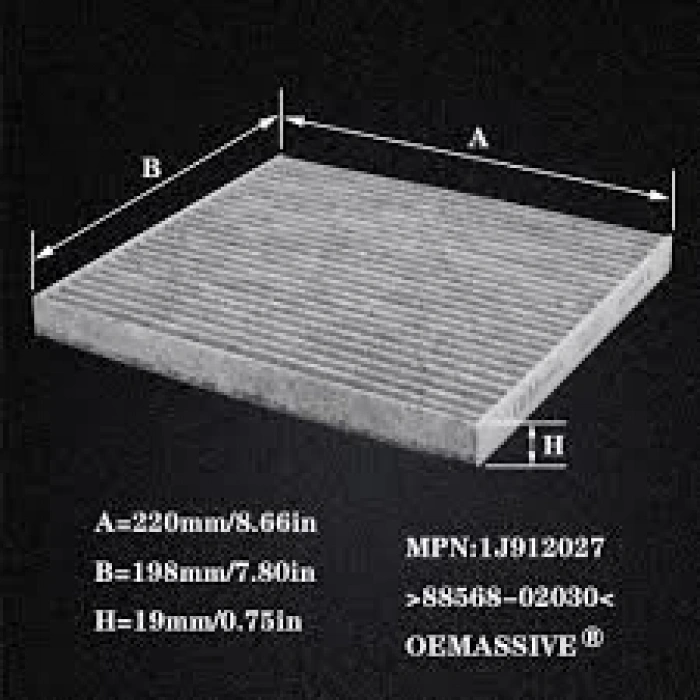 Polen Filtresi Corolla 02-06 / Avensis 03-08 / Verso 05-09 Karbonlu (Oem No: 88568-02030)