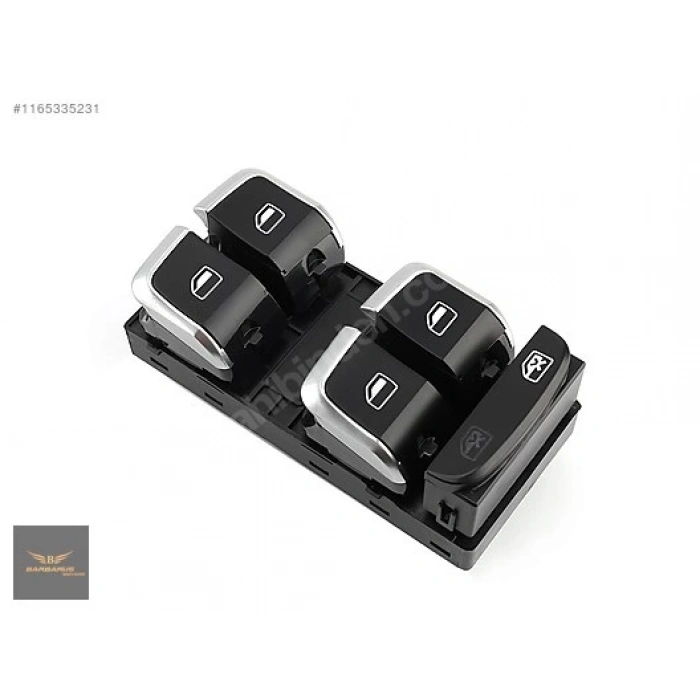 Cam Dügmesı Dörtlü / Krom Vw Q3 Bm 12- (Oem No: 8U0959851)
