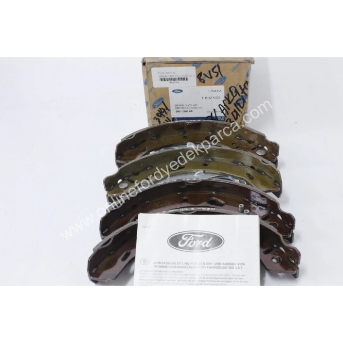 Fren Balatası Arka Takım (Pabuçlu) Ford Fıesta Bm 08-17 (Oem No: 8V51 2200 Ad)