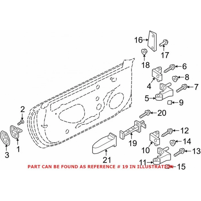 Kapı Menteşesi Ön Sag/Sol Aynı Adet  Vw A5 Bm 15- (Oem No: 8W6837249)