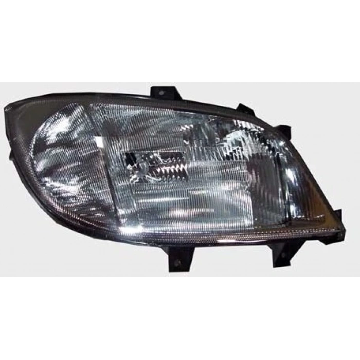 Mercedes Sprinter 2000-2002 Far Lambası Sağ Elektrikli - Sisli - Çizgili Cam (Tyc) (Adet) (Oem No:9018201561)