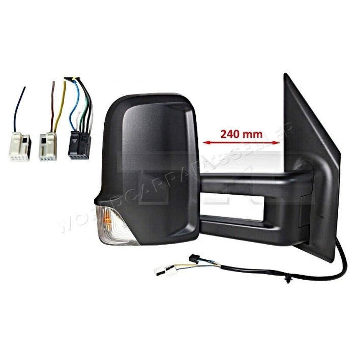 Mercedes Sprınter Elektrıklı Ayna 2019--Den İtibaren; Isıtmalı Sinyalli Uzun Kol Sol 9108108102 (Oem No: 9108108102)
