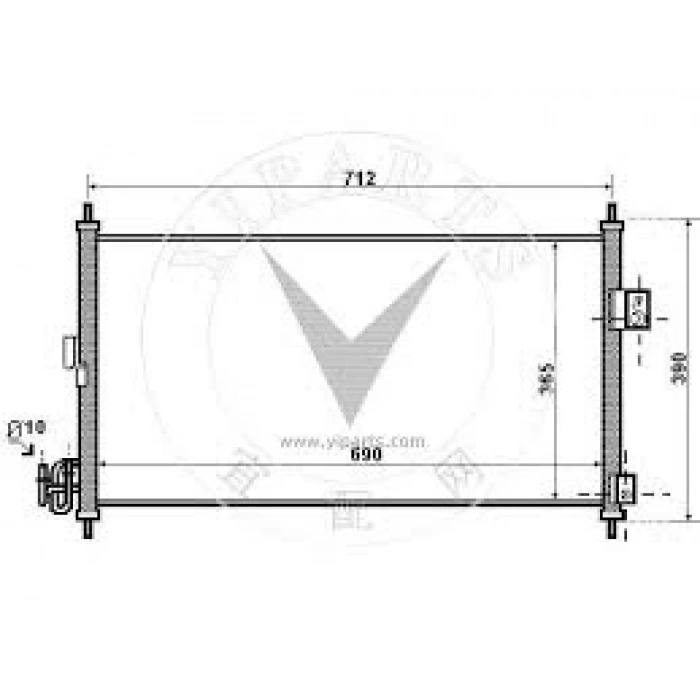 Klima  Radyatörü 689X368X18 Japon Xtraıl (T30) 2.0:2.2 Dcı 01-06 (Oem No: 92100-9H210)
