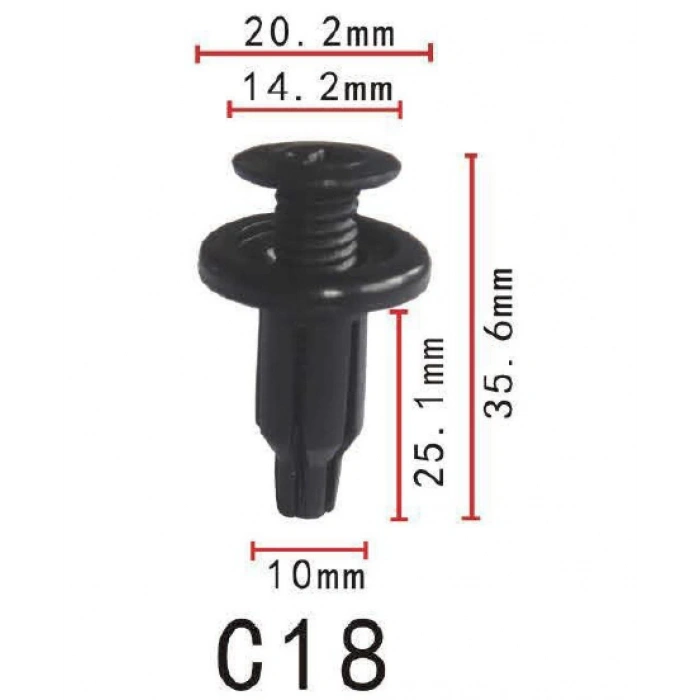 Tampon Klıpsı Opel Lacettı Rezzo Aveo Evanda Epıca Bm 04- (Oem No: 94530624)