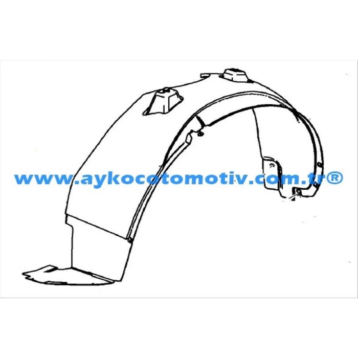 Çamurluk Davlumbazı Ön Sol Opel Captıva B Bm 11- (Oem No: 95062929)