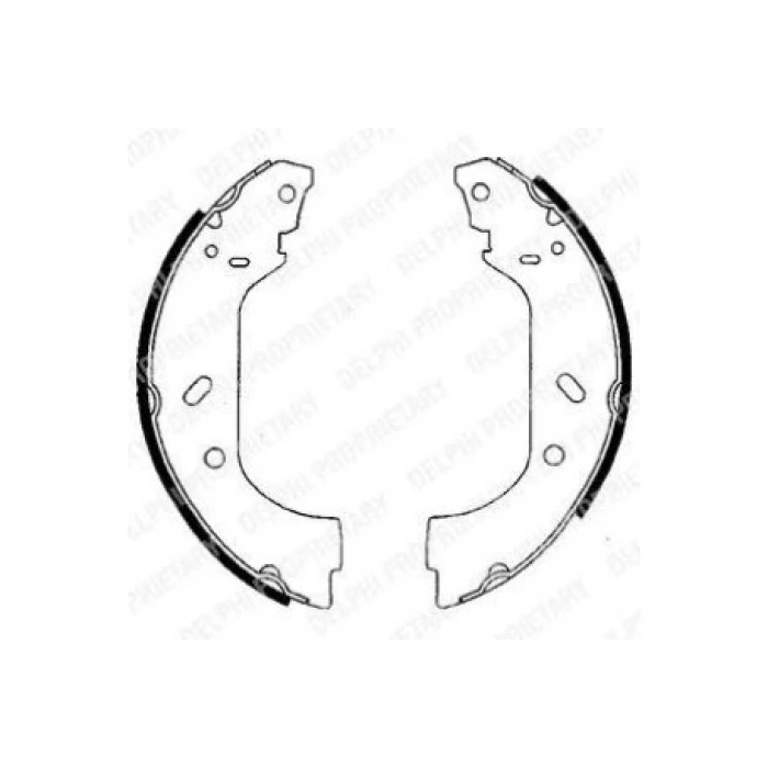 Fren Balata Scudo  96-06 / Expert 96-06 / Jumpy 96-06 Pabuç Arka (Oem No: 9569692680)