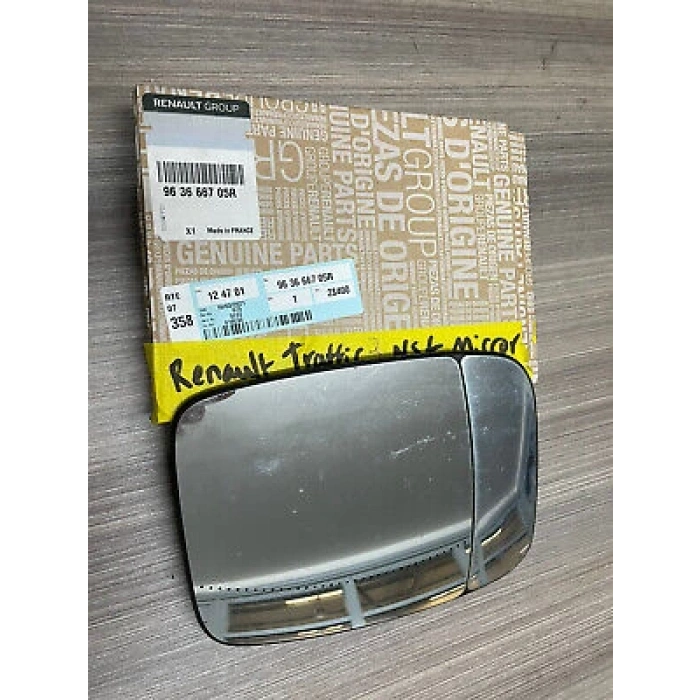 Dış Dikiz Aynası Trafıc Iıı 14Sonrası Elektrikli Isıtmalı Asferik Sol 5 Pin (Oem No: 963666705R)