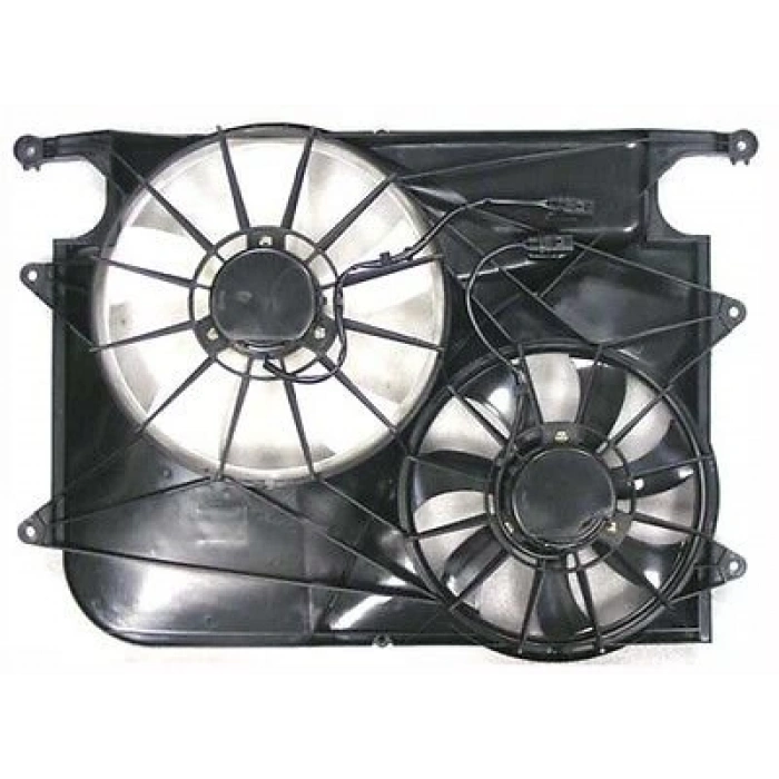 Fan Motoru (Su+ Klima )Radyatör Davlumbazlı Çiftli Chevrolet Captıva C100 2.0D 2006-2012 / Antara (Oem No: 96829535 - 96629063)