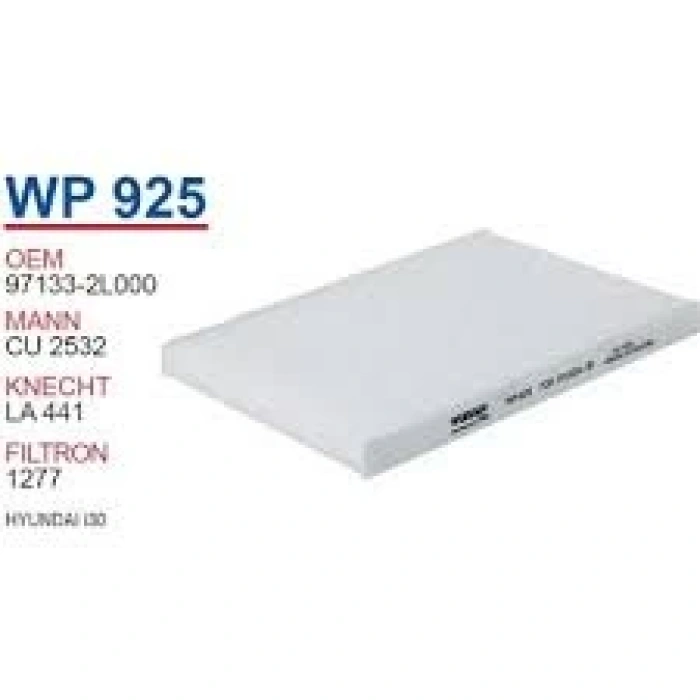 Polen Filtresi İ30 / Ceed 08Sonrası / İ20 Karbonsuz (Oem No: 97133-2L000)