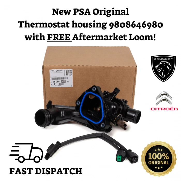 Termostat Gövdesı 308 / 3008 / 208 / 207 / 508 / 2008 / C3 / C4 / C5X7 / Ds3 / Ds4 Berlıngo 07 =Den İtibaren; 1.6 Bnz Ep6C (Oem No: 9808646980)