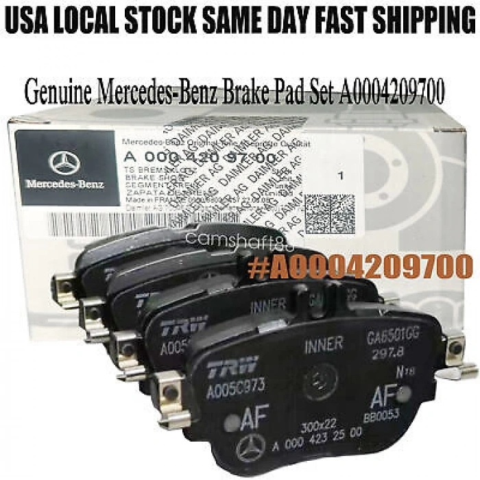 Fren Balatası Arka Mercedes W213-257-238 Bm 16- (Oem No: A0004209700)