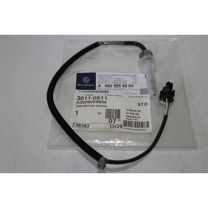 Egzos Sıcaklık Sensörü Logosuz-Montaj Oem 3Hts0144 Mercedes 205-212-X204-164-251-463 272-651-642 2009- (Oem No: A0009056804)