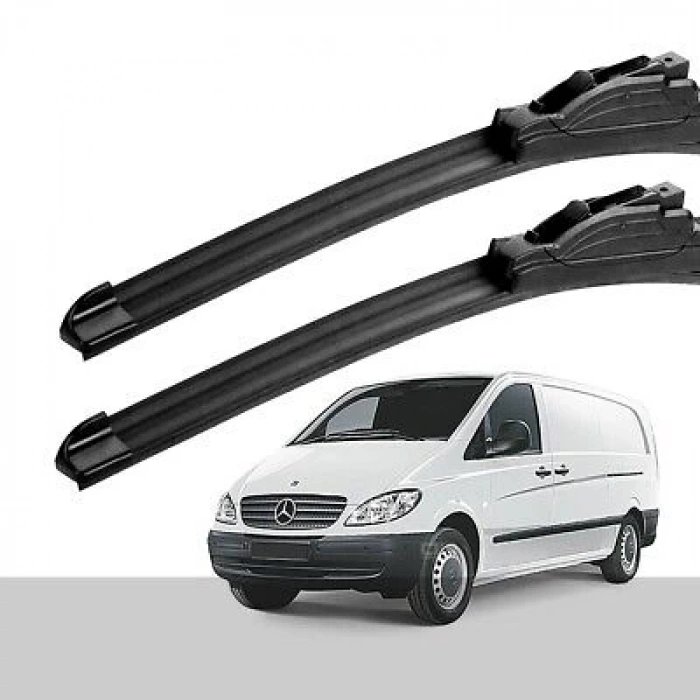 Sılecek Süpürgesı Ön Takım Swf --- 700 / 650 Mm Mercedes Vıto.109,111,115.Cdı-Vıano.Cdı Om.646 - Om.642 03-09 (Oem No: A0018204245)
