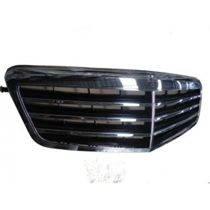 Mercedes E Class- W212- 10/12; Ön Panjur Nikelajlı 7 Çıtalı (İç Petekleri Siyah) (Tw) (Oem No: A21288005839040)