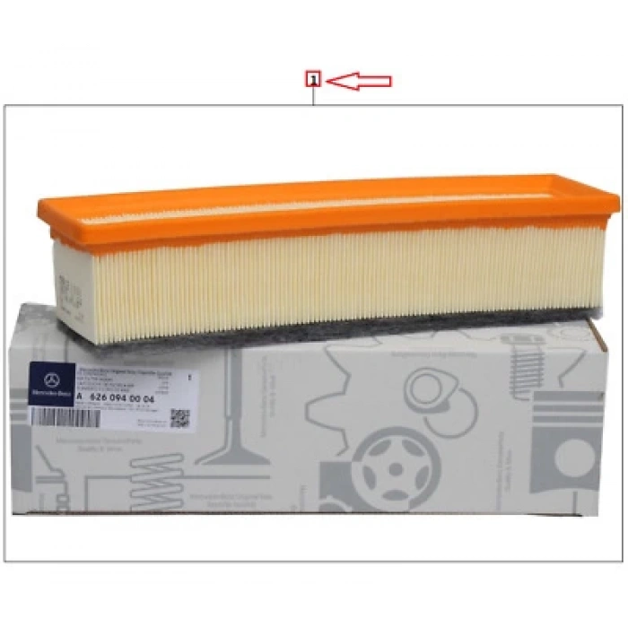 Hava Filtresi Mercedes W205 M626 2004- (Oem No: A6260940004)