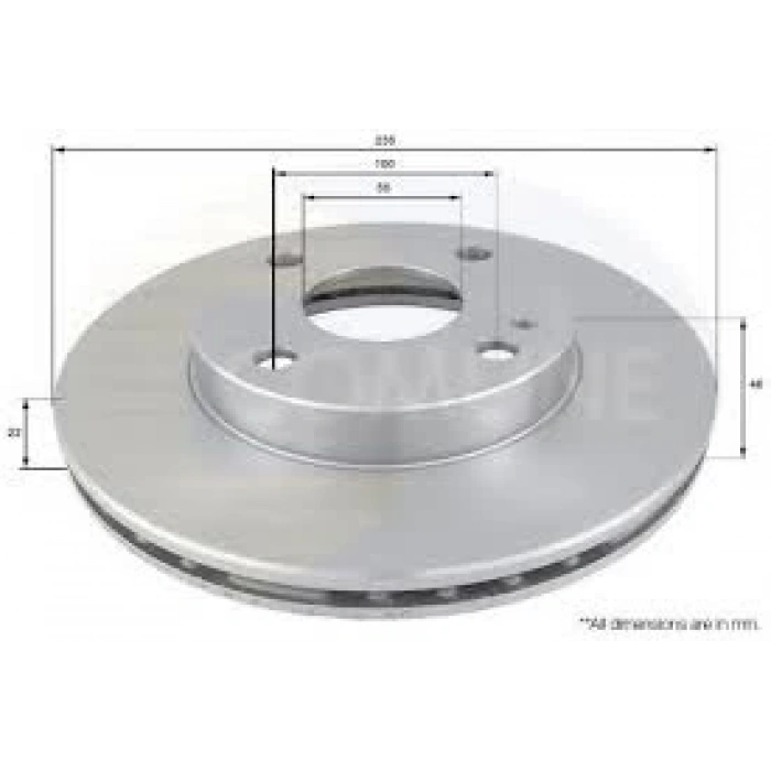Fren Diski Ön . Japon 323 (Ba, Bj) 1.5 95-00 (Oem No: B26Y-33-25Xa)