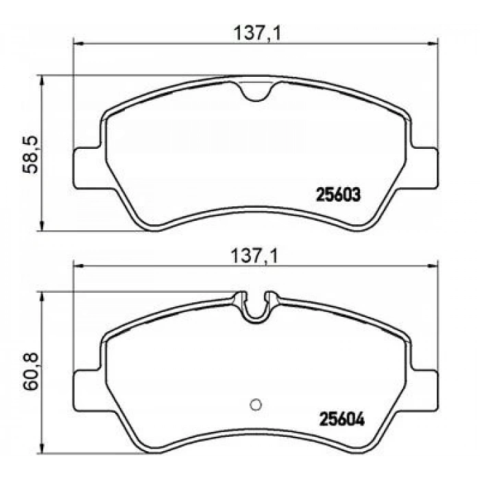 Fren Balata Transıt Custom 12Sonrası Arka (Oem No: Bk212M008Aa)