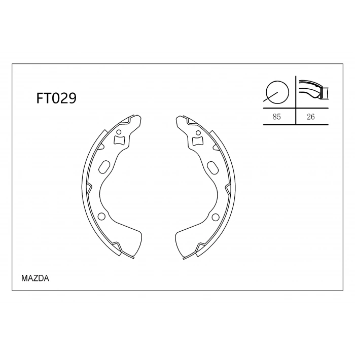 Fren Balatası Pride 96-03 Arka Papuç None (Oem No: Da152838Za)