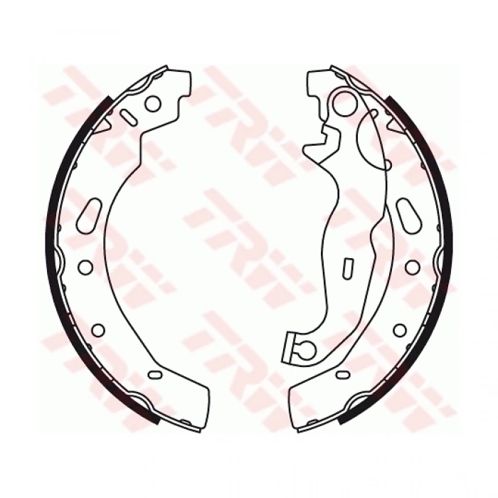 Fren Balata Mazda 2 09-13 / Fıesta 08Sonrası Pabuç Arka (Oem No: Dfy12638Z)