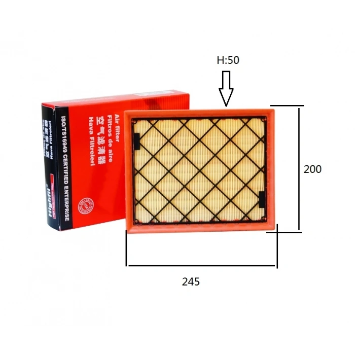 Hava Filtresi Ford Mondeo/S Max Bm 14- (Oem No: Ds73 9601 Ac)