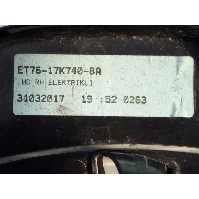 Ayna Camı Sağ Ford Courıer Bm 14- (Oem No: Et76 17K740 Ba)