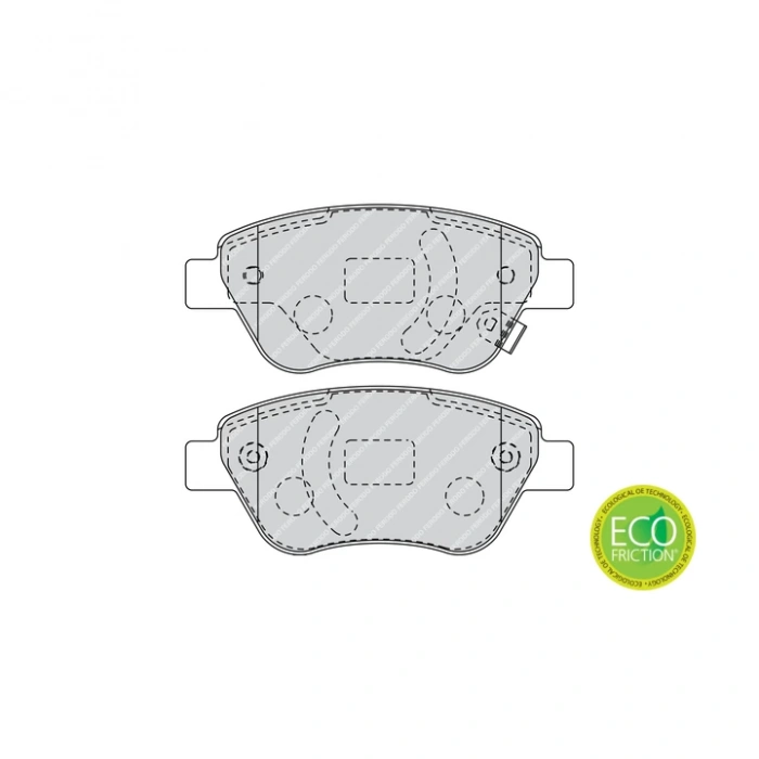 Fren Balata Corsa D 06Sonrası 1.0-1.2-1.4-1.3D 75Hp Ön (Oem No: Fdb1920)